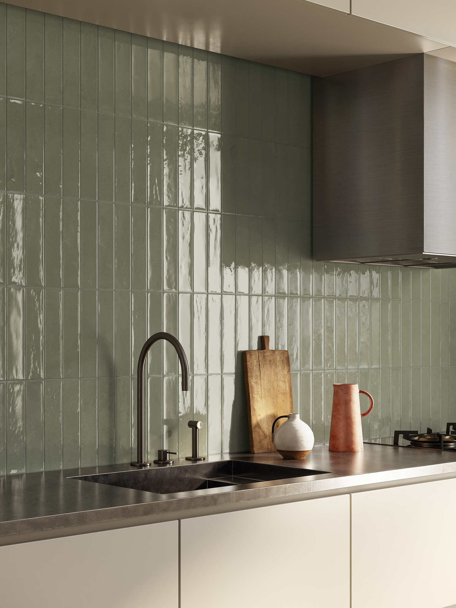 CeraVision 0,75m2 Oita Olive lux 6x25