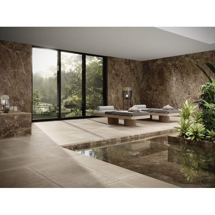 CeraVision 3,36m2 Imperial Brown 3D Honed Rtt 120x280