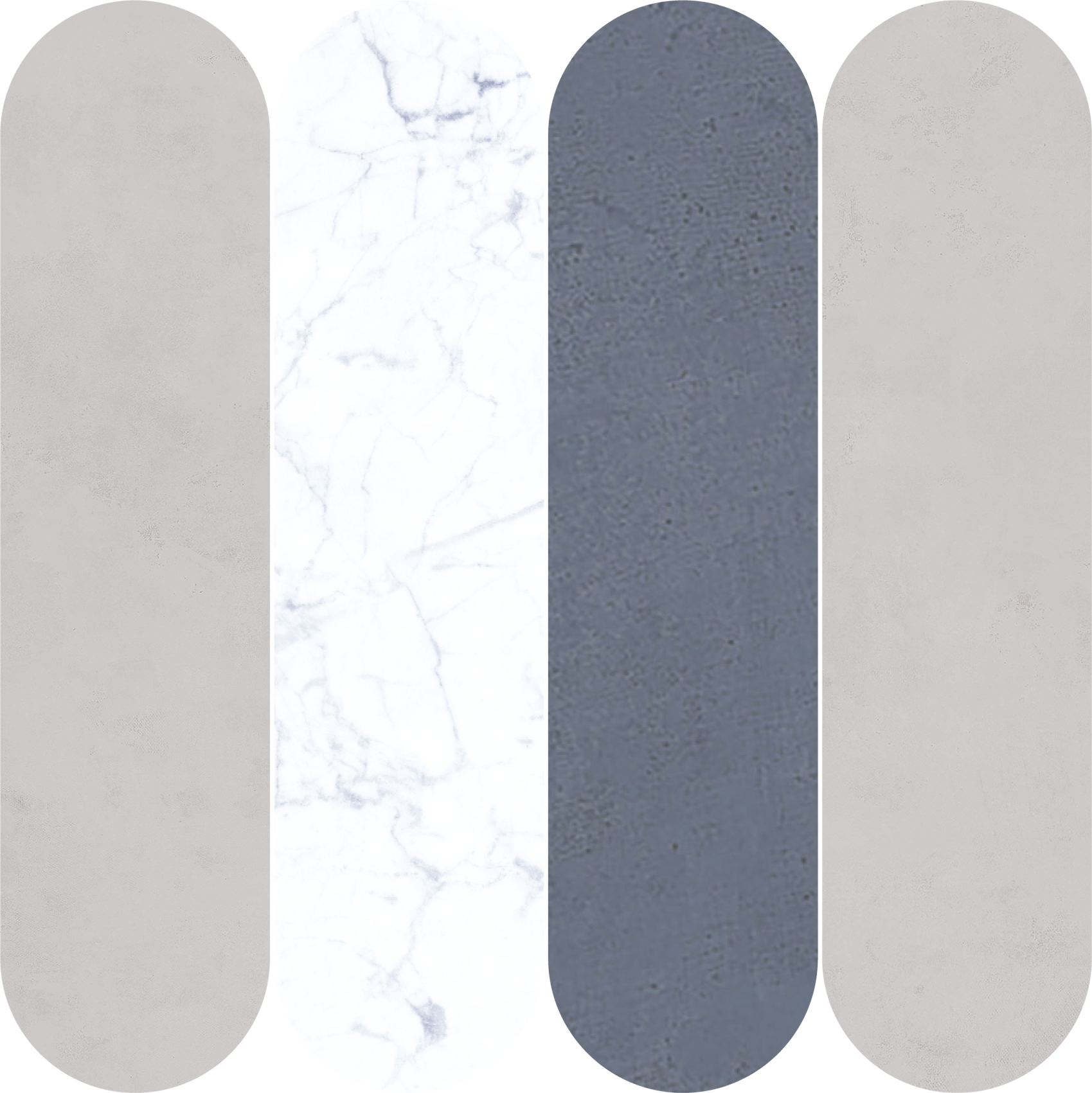 CeraVision Pigmenta Mosaico Ovali T4 Mix Cold 30x30