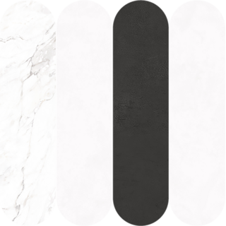 CeraVision Pigmenta Mosaico Ovali T4 Mix BW 30x30