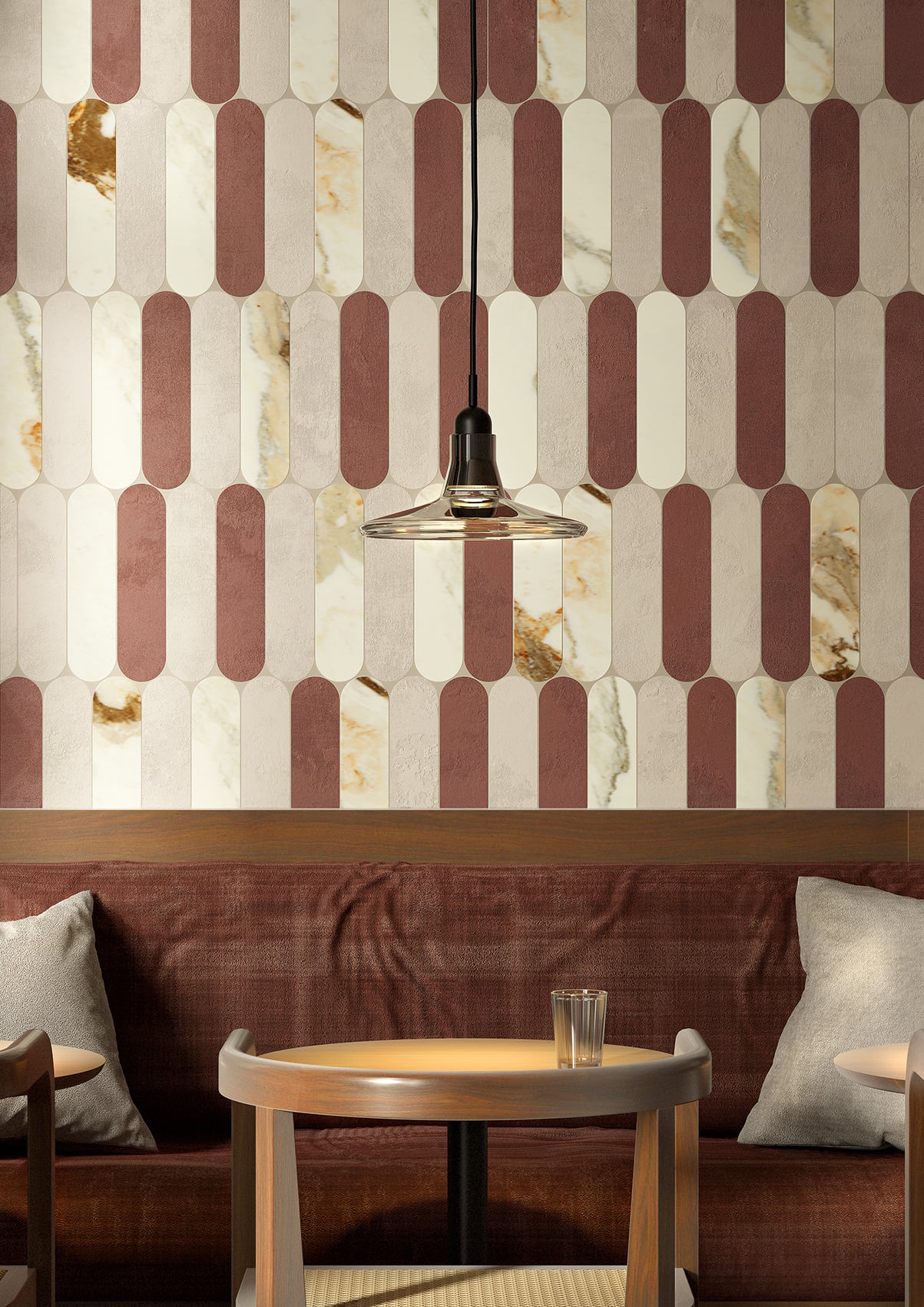 CeraVision Pigmenta Mosaico Ovali T4 Mix Warm 30x30