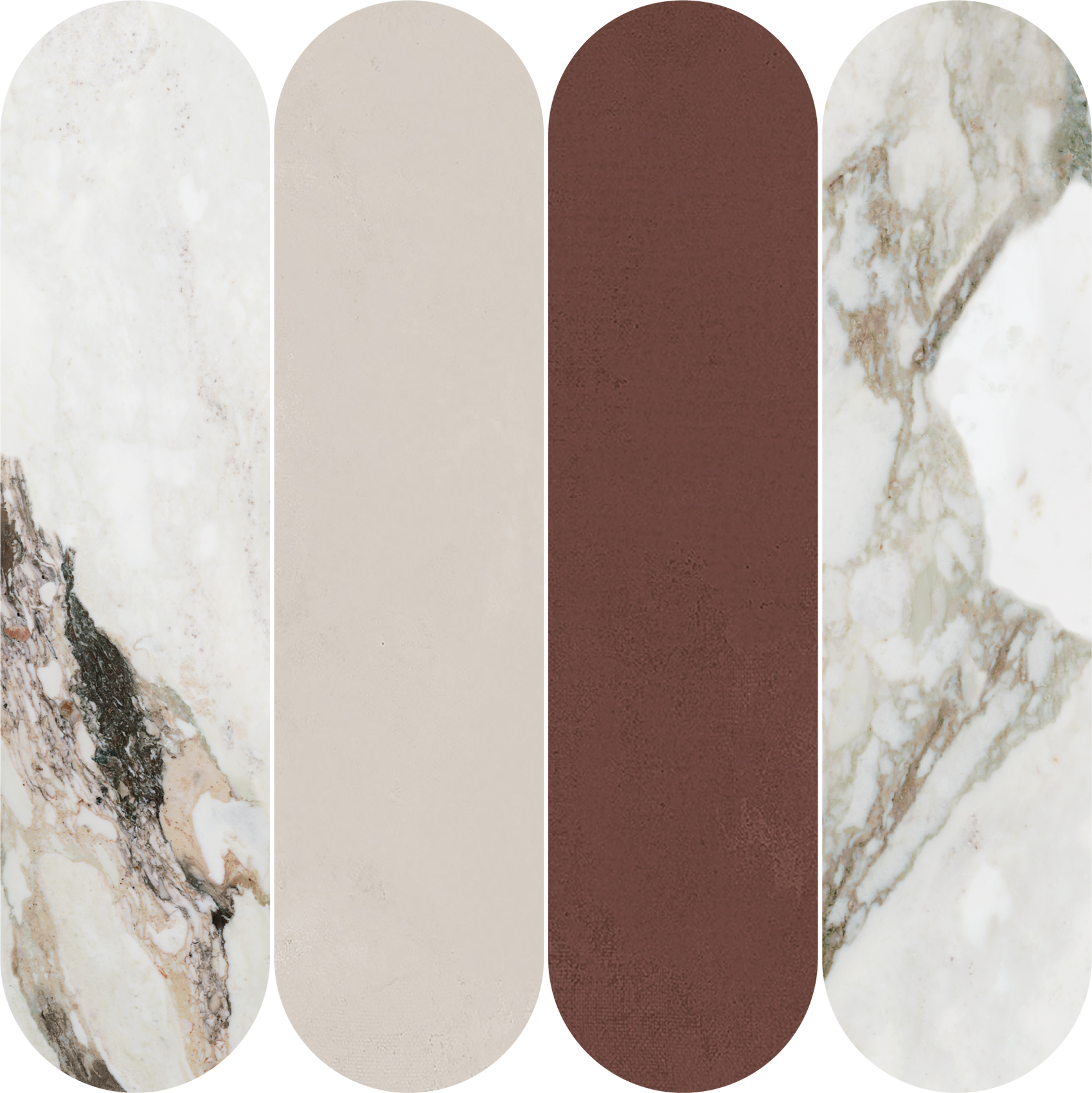 CeraVision Pigmenta Mosaico Ovali T4 Mix Warm 30x30
