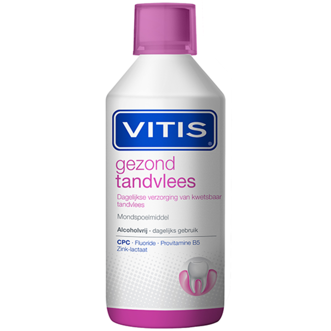Vitis Vitis Gezond Tandvlees Mondspoeling - 500 ml