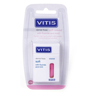 Vitis Vitis Dental Floss Soft Waxed 50m - Fluoride Mint