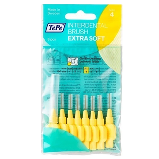 TePe TePe Interdentale Ragers Extra Soft 0.7 mm geel - 8 stuks