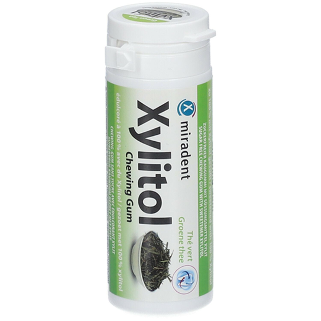 Miradent Miradent Xylitol Kauwgom Groene Munt - 30 stuks