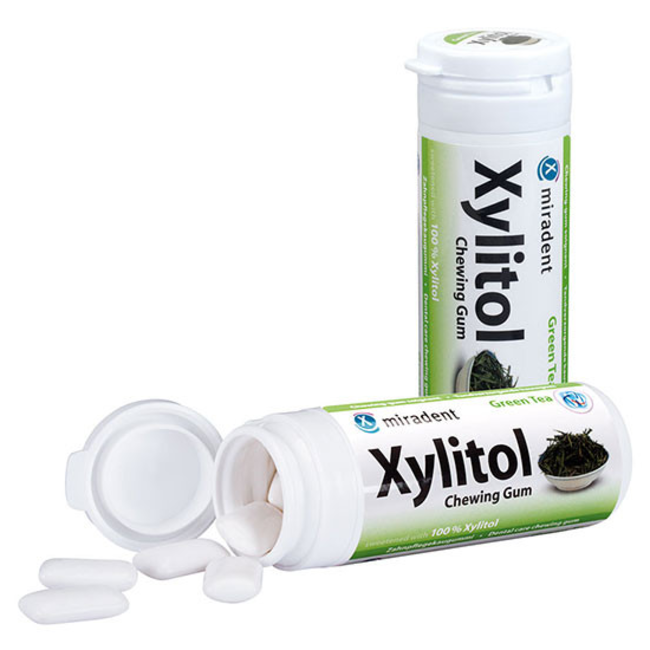 Miradent Miradent Xylitol Kauwgom Groene Munt - 30 stuks