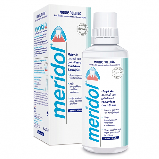 Meridol Meridol Mondspoeling Tandvleesbescherming - 400 ml - nieuwe formule