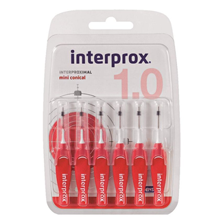 Interprox Interprox Premium Mini Conical 2-4mm rood - 6 stuks
