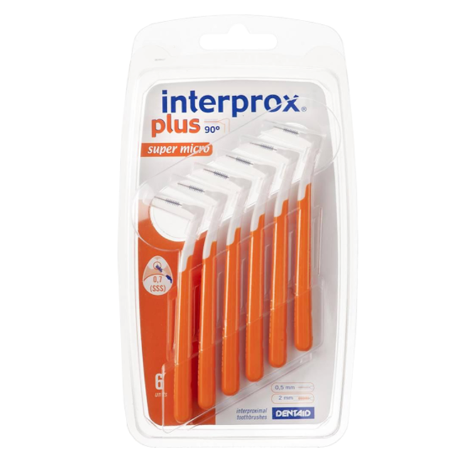 Interprox Interprox Plus Super Micro 2mm oranje - 6 stuks