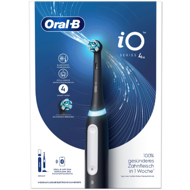 Oral-B Oral-B iO Series 4N Black Elektrische Tandenborstel