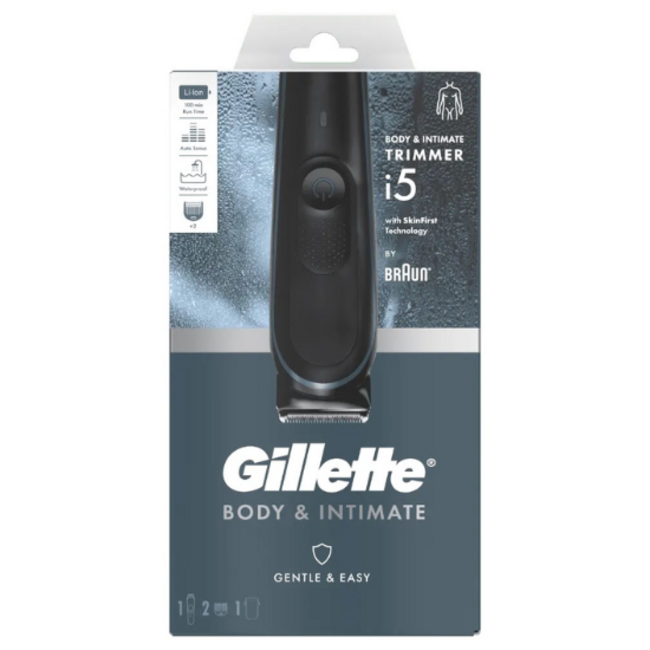 Gillette Gillette Intimate Men’s Trimmer i5 – Pubic Hair & Body Groomer