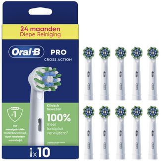 Oral-B Oral-B PRO Cross Action brush heads - 10 pieces - Value Pack