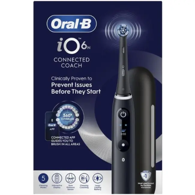 Oral-B Oral-B iO Series 6N Black Lava Elektrische Tandenborstel