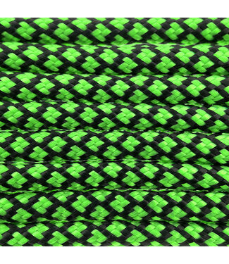 123Paracord Paracord 550 tipo III Ultra Neon Verde Diamond