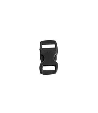 123Paracord Plastica buckle 10MM Nero