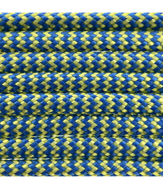 123Paracord Paracord 550 tipo III Blu / Giallo Shockwave