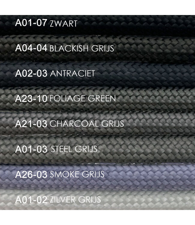 Paracord 550 tipo III Antracite