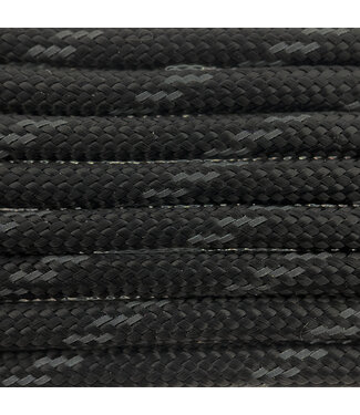 123Paracord Paracord 550 tipo III Nero Reflective