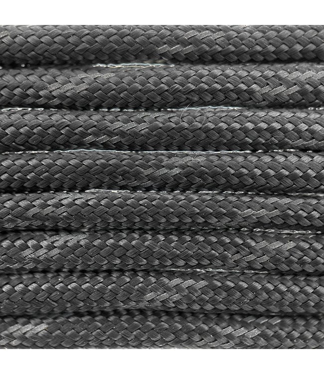 Paracord 550 tipo III Antracite Reflective