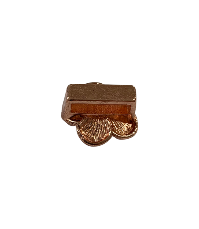 Perlina scorrevole fiore Rose Oro