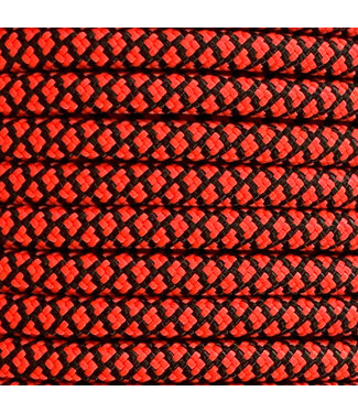 123Paracord 6MM PPM Corda Simply Rosso Diamond