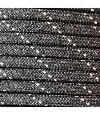 123Paracord 6MM PPM Corda Nero Reflective