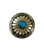 Concho fiore Argento 30MM