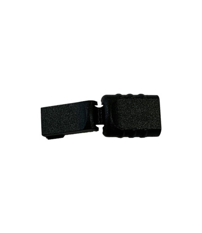 cord end Nero piatto