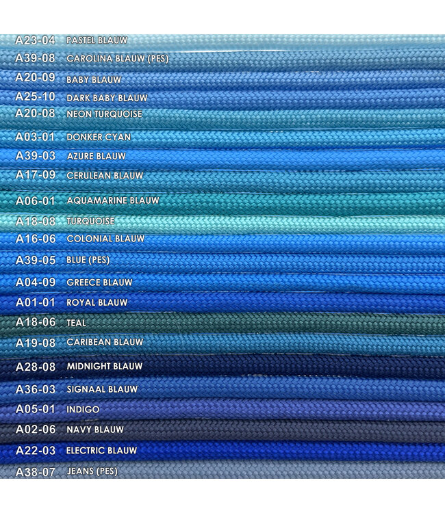 Paracord 550 tipo III Turquoise