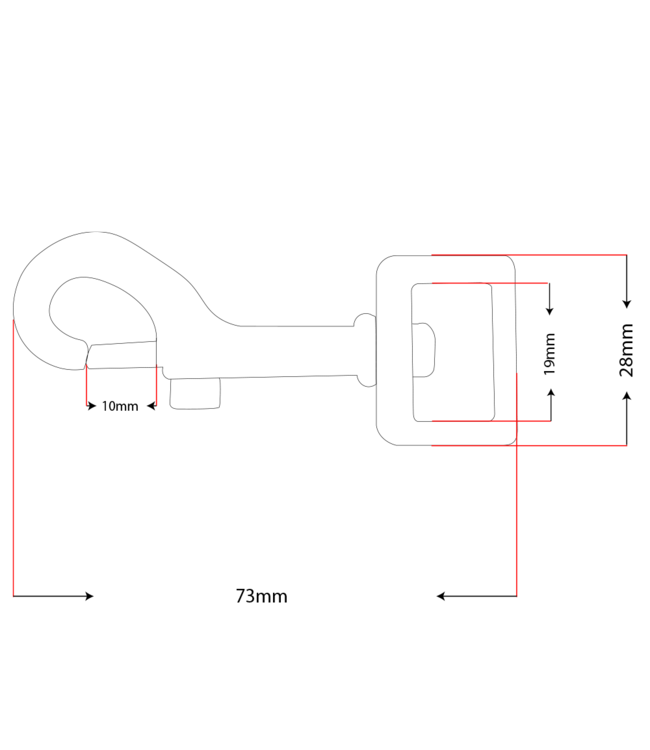 karabijn gancio 73MM