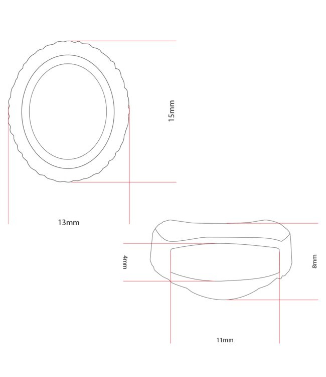 Perlina scorrevole Turquoise