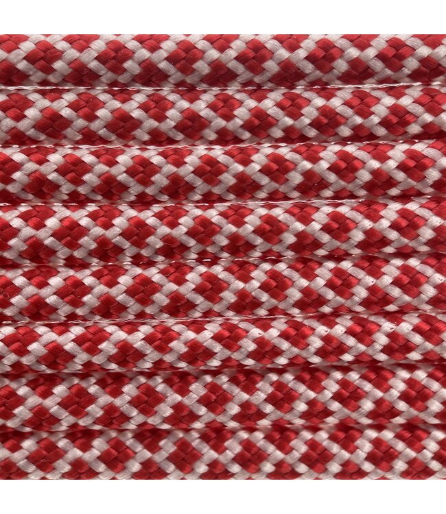 Paracord 550 tipo III Cream / Imperial Rosso Diamond