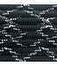 Paracord 550 tipo III Dark Knight Metallic Glitter Black / Silver Tracer X