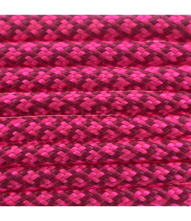 Paracord 550 tipo III Fuchsia / Ultra Neon Rosa Diamond