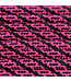 Paracord 550 tipo III Ultra Neon Rosa / Nero Helix DNA