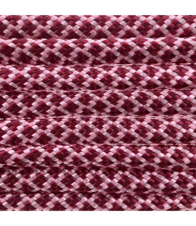 Paracord 550 tipo III Rose Rosa / Burgundy Diamond