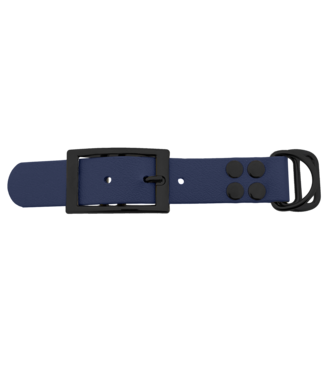 123Paracord Biothane adattatore 25MM Navy Blu/Nero