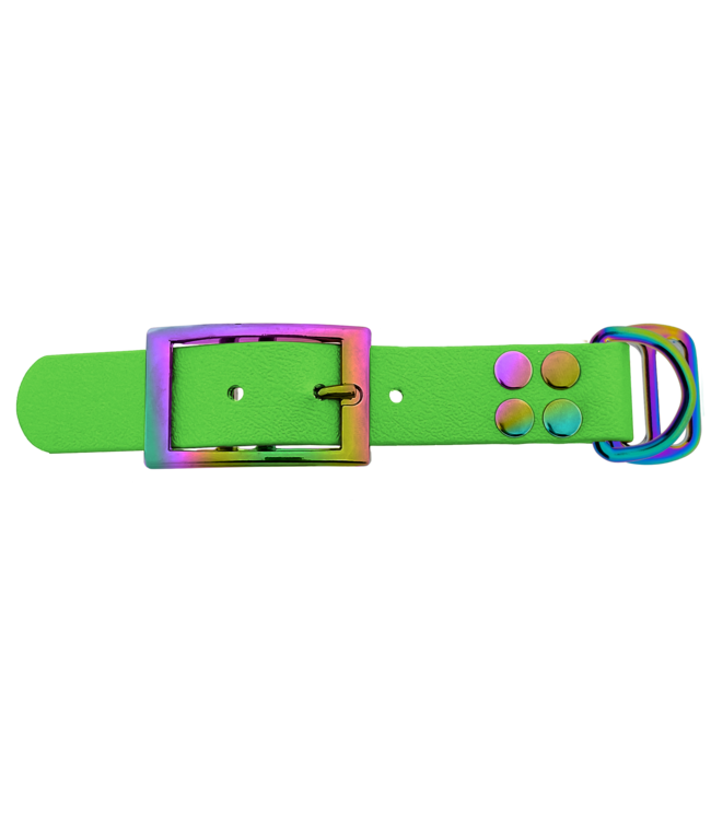 Biothane adattatore 25MM mela Verde/Neo-Chrome