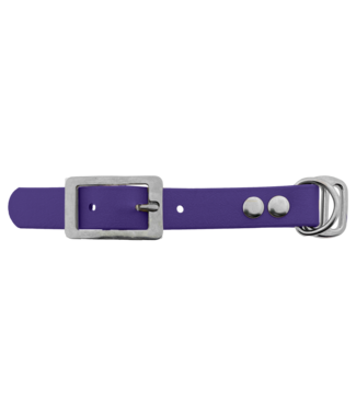 123Paracord Biothane adattatore 19MM Violet/Acciaio inox