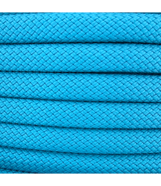 123Paracord 10MM Nylon Guinzaglio per cani Cyan scuro Premium