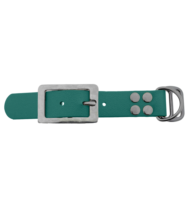 Biothane adattatore 25MM Teal/Acciaio inox