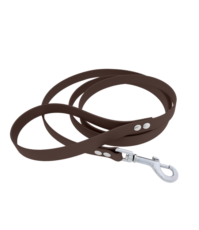 Biothane Guinzaglio per cani Marrone scuro Medium