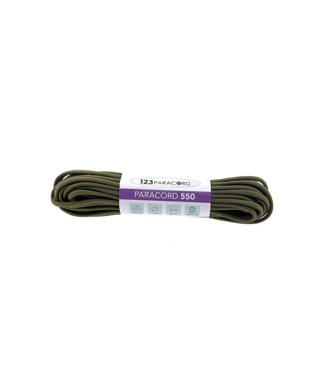 Paracord 550 tipo III Moss - 10 mtr