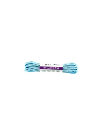 123Paracord Paracord 550 tipo III Pastel Blu - 10 mtr