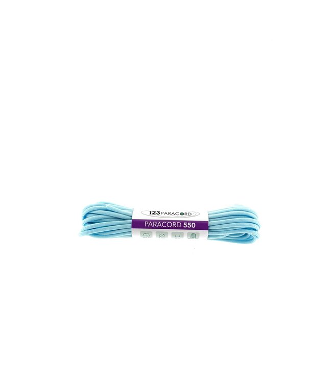 Paracord 550 tipo III Pastel Blu - 10 mtr