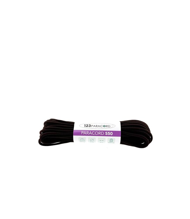 Paracord 550 tipo III Espresso Marrone - 10 mtr