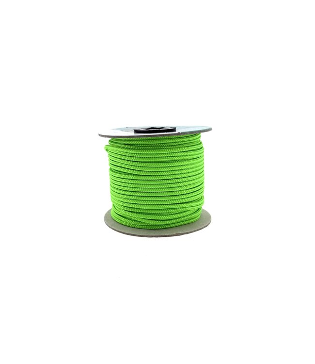 Paracord 425 tipo II Ultra Neon Verde-30 mtr