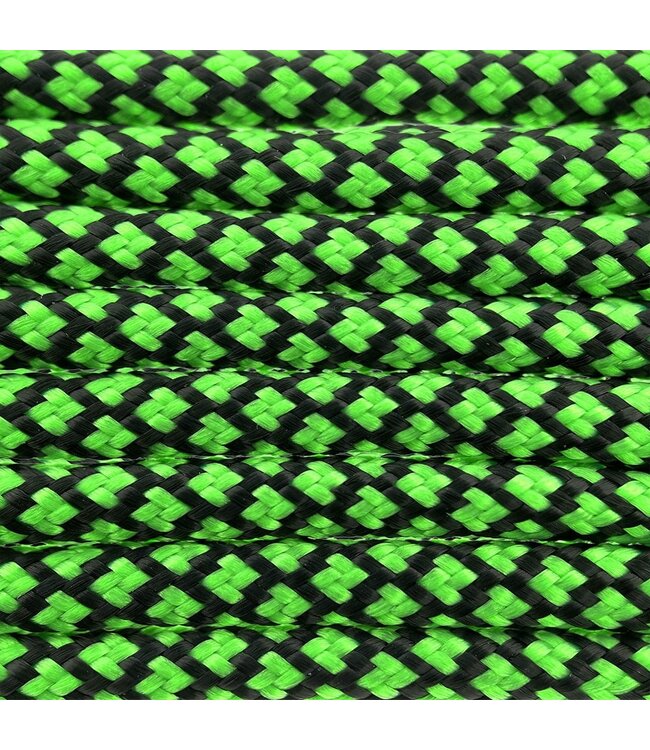 Paracord 550 tipo III Ultra Neon Verde Diamond
