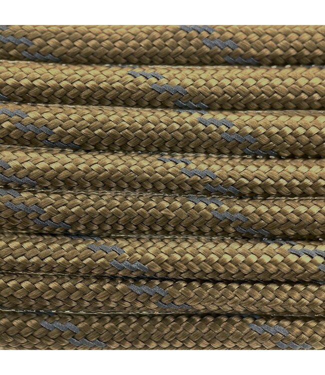 Paracord 550 tipo III Oro Marrone Reflective